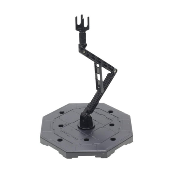 Milaget Base de Figurine Réglable Assemblage Facile Support d'Affichage pour Figurines 1/100 Noir