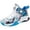 Blue, variant on uikmnh Kids Basketball Shoes Breathable Mesh Non Slip High Top Sneakers for Boys Girls Sports Size:3