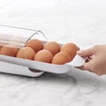thumbnail image 3 of Soporte para huevos rodantes, dispensador apilable y organizador para almacenamiento en refrigerador, 3 of 4