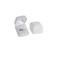 thumbnail image 3 of SSWBasics White Faux Leather Ring Box - 50 Included, 3 of 3
