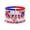A, variant on Patriotic Red White Blue Wrap Bracelet, Artisan Polymer Clay Heishi Beads, Multilayer American Flag Jewelry for 4th of July Independence Day