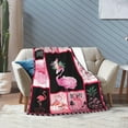 thumbnail image 6 of Flamingo Blanket for Girls Women Super Soft Cozy Flamingo Stuff Decor Fleece Throw Blanket Warm Plush Fuzzy Flamingo Animal Flannel Gifts Blankets for Adults Kids 50"x40", 6 of 6