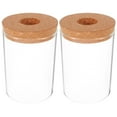 thumbnail image 1 of UPOUART 2pcs Glass Terrarium Jars for Home Decor Micro Landscape with Cork for Desktop Plants 450ml, 1 of 8