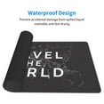 thumbnail image 4 of Bingfone Travel The World1 Large Gaming Mouse Pad,Extended Desk Mousepad With Stitched Edges,Non-Slip Base,Water Resist Keyboard Pad For Gamer, Office & Home, 29.5 X 16 In, 4 of 9