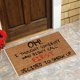 thumbnail image 4 of Felpudo divertido de bienvenida para interiores y exteriores | Alfombra antideslizante para porche y entrada | Tapete decorativo de 60 x 40 cm para dormitorio, patio, garaje y baño, 4 of 6