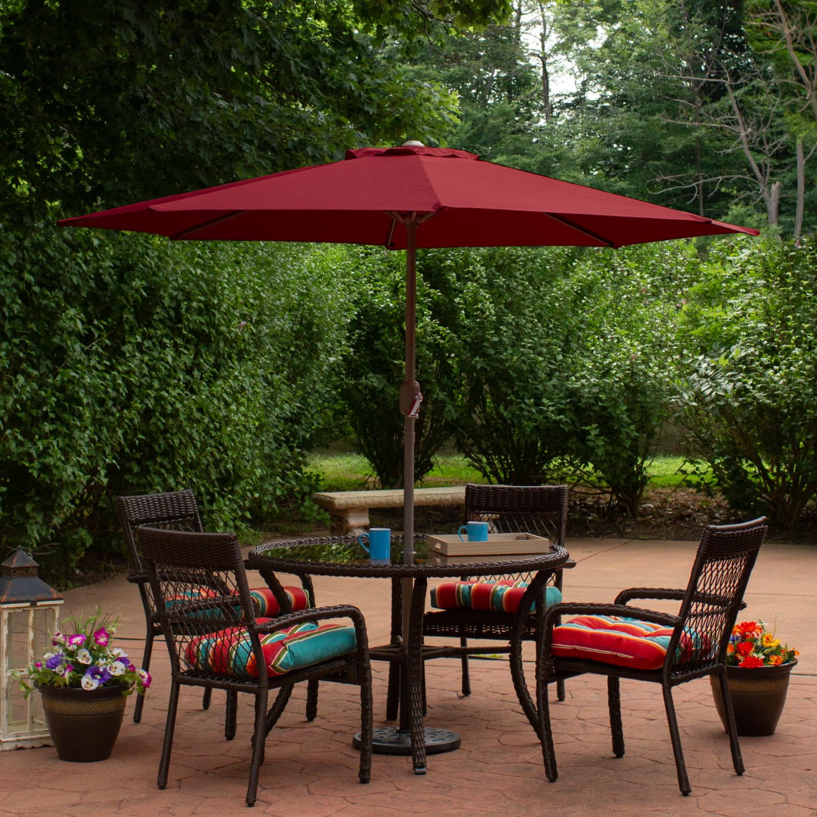 Northlight 7.5 ft. Outdoor Patio Market Umbrella with Hand Crank