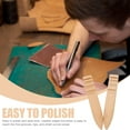 thumbnail image 6 of 2 Pcs Hardwood Sanding Stick Leather Burnishing Tool Manual Burnisher Jewelry Polishing, 6 of 6