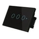 thumbnail image 2 of Interruptor táctil WiFi inteligente con control remoto de aplicación Interruptores de atenuación de iluminación para el hogar Interruptor negro 3 Zulema Interruptor táctil inteligente WiFi RF, 2 of 8