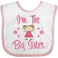 thumbnail image 3 of Inktastic The Big Sister Girls Baby Bib, 3 of 4