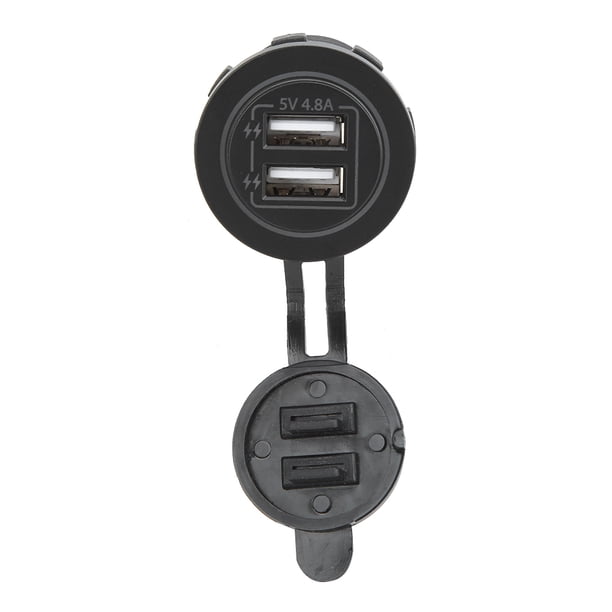 LED Puerto USB Toma De Corriente Dual Cable De 60 Cm/23,6 Pulgadas Para