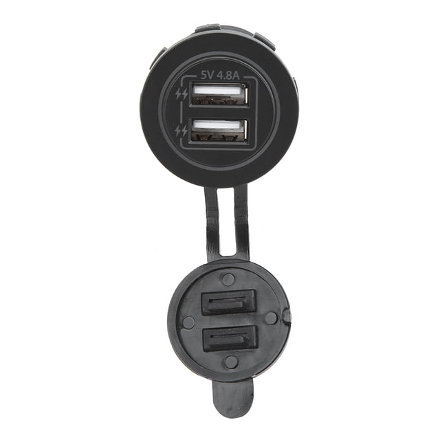 LED Puerto USB Toma De Corriente Dual Cable De 60 Cm/23,6 Pulgadas Para