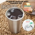 thumbnail image 2 of Manricle 10 PCS Vasos de Acero Inoxidable de 500ml - Taza de cerveza para camping，apilables y f&aacute;ciles de limpiar，Se utiliza para acampar, casa, fiesta, bar, puede cont, 2 of 6