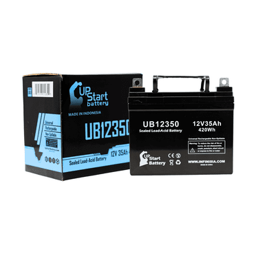Compatible Tuffcare ValueShopperScooter Battery - Replacement UB12350 Universal Sealed Lead Acid Battery (12V, 35Ah, 35000mAh, L1 Terminal, AGM, SLA)