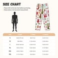 thumbnail image 3 of Fotbe Snowflakes Santa Claus Pantalones de Pijama para Mujer, Pantalones de Dormir, Pantalones Pj con Cordón y Bolsillos-3X-Large, 3 of 6