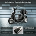thumbnail image 5 of QeeKa 3-Wheel Mobility Scooter with 500 lb Limit, Black, 5 of 14