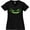 AB-Black, variant on Inktastic Sinister Grinning Pumpkin Face in Lime Green Glow Women's Plus Size V-Neck T-Shirt
