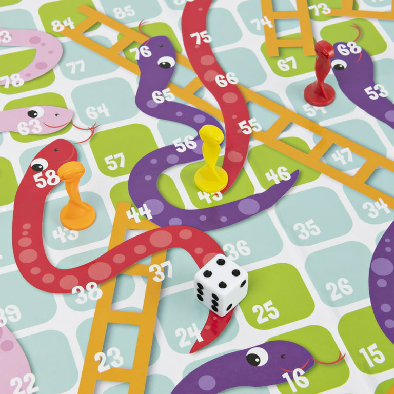 Play Begins Snakes and Ladders, Forest Snack, 2-in-1 Board Game
