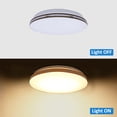 thumbnail image 6 of MingBright 11 Inch Flush Mount LED Ceiling Light Dimmable , 20W LED Ceiling Light, 3000K/4000K/5000K 3 Color Temperature for Bedroom, Kitchen, Living Room,Bathroom, 6 of 8