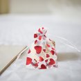 thumbnail image 4 of CIMAXIC Mariage 50 Pcs Sacs Cœur Rouges de la Saint-Valentin avec Cordon Pochettes à Bijoux pour Emballage de Cadeaux Cadeaux de Fête de Mariage Sacs à Bonbons Décoration de Festival,3.74"X2.76"X0.04 Pouces, 4 of 5