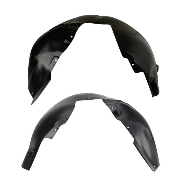 TRQ Front Inner Fender Liner Set Compatible with 2013-2016 Dodge Dart BDA07007