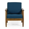 thumbnail image 7 of Greta Acacia Wood Outdoor Club Chair, Teak and Dark Teal, 7 of 7