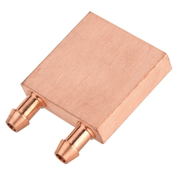 Bloque De Refrigeración Por Agua De 40 X 40 X 10 Mm, Bloque De Refrigeración Por Agua De CPU, Intercambiador De Calor De Volumen De Cobre Puro Para Gráficos GPU Head Para CPU ANGGREK Copper Block