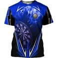 thumbnail image 4 of Personalized Dart Shirts Men Women 3D Polo Custom Name Team Jersey Funny Dartboard Shirt S-5XL Gifts (Teal, XL), 4 of 8