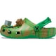 thumbnail image 1 of Zuecos Crocs Classic Minecraft Multi Green Unisex 6US Big Kid, 1 of 7