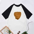 thumbnail image 2 of RKSTN Chemises pour Hommes Manches Courtes Décontractées Mode Patchwork Col Rond Chandail Imprimé T-Shirt Manches Courtes Hauts Chemises Hawaïennes pour Hommes, 2 of 4