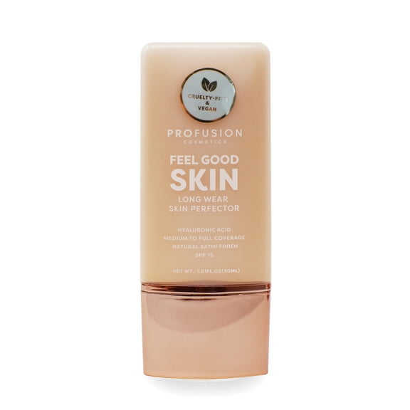 Profusion Cosmetics Feel Good Skin Foundation Make up Deep 1