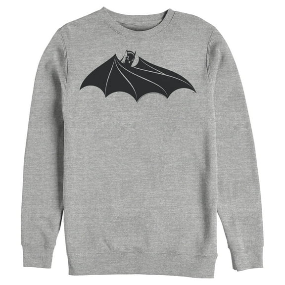 Men's Batman Logo Hidden Wing  Sweatshirt Athletic Heather 3X Large