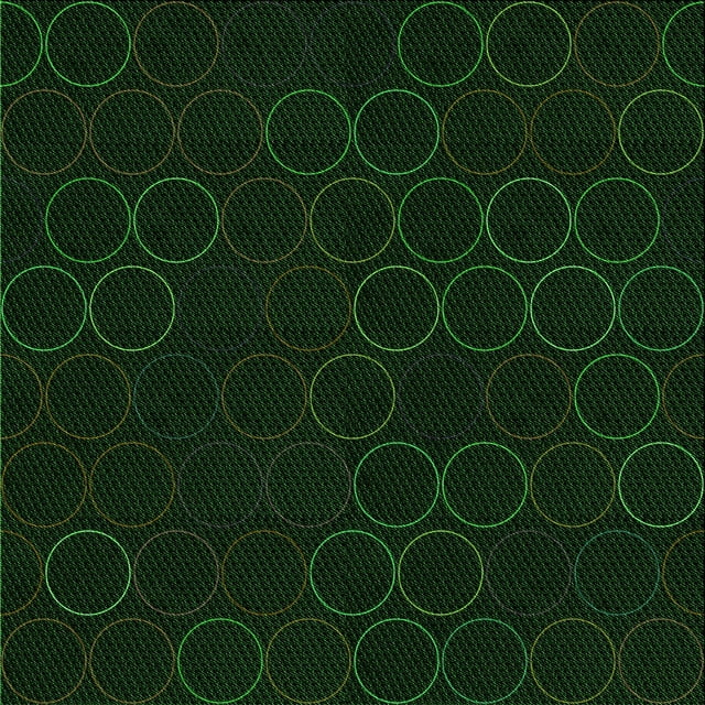 Ahgly Company Machine Washable Indoor Square Transitional Deep Emerald Green Area Rugs, 5' Square