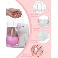thumbnail image 2 of Bolsas de Regalo de PVC Transparente Con Asas, Bolsitas Reutilizables para Dulces, Bolsas Plásticas para Bodas, Fiestas, Cumpleaños y Eventos, 2 of 4