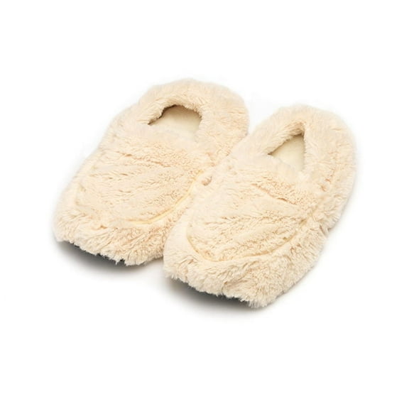Cream Warmies Slippers