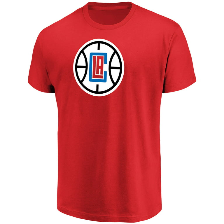 Majestic Size 2XL NBA Los Angeles LA Clippers T Shirt Red