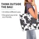 thumbnail image 2 of Fotbe Black And White Sheeps Bolsa Tote Estética de Lona con Estampado para Mujer - Bolsa Reutilizable de Hombro Casual para Vacaciones, Compras, Trabajo y Gimnasio, 2 of 8