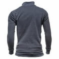 thumbnail image 3 of oqasdz Sweatshirts for Men Warm Loose Fit Solid Color Hoodless Top for Autumn Winter Casual Outdoor Leisure Wear Pullover,Size 2X, 3 of 3