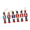 thumbnail image 5 of FVDPWYE 6 Pieces Christmas Nutcracker Hanging Ornaments Nutcracker Figures Arts Crafts Xmas Decor for Shelf Office Table Shop Holiday, 5 of 9
