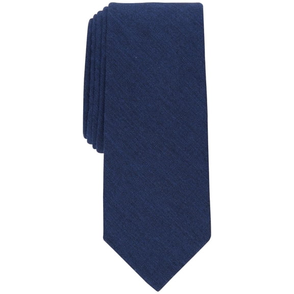 Bar III Men's Jean Solid Tie Necktie Slim Modern Blue
