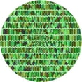 thumbnail image 1 of Ahgly Company Machine Washable Indoor Round Transitional Green Area Rugs, 5' Round, 1 of 7