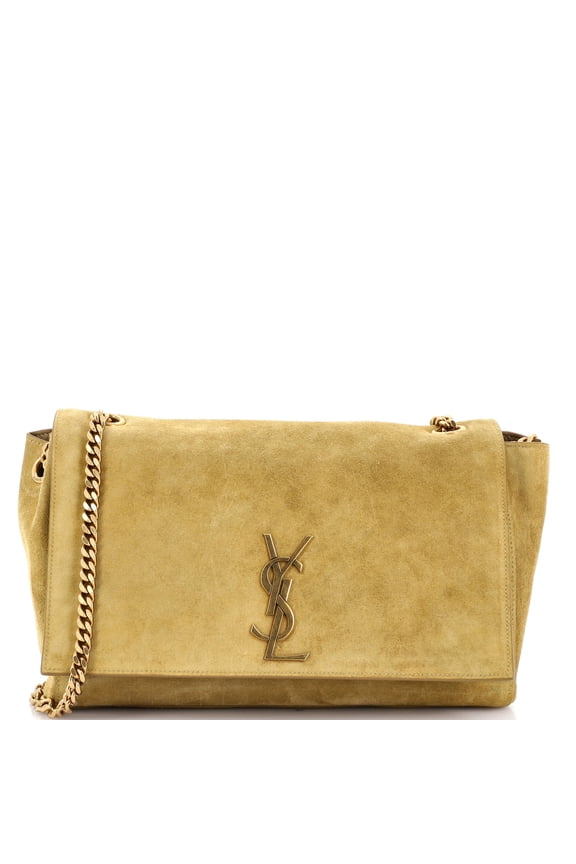 Pre-Owned Classic Monogram Reversible Shoulder Bag Suede and Leather Medium By Rebag