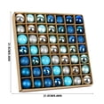 thumbnail image 2 of 49 Pcs Mini Christmas Ornaments for Mini Tree - 1.18" Shatterproof Small Hanging Balls Set for Xmas Holiday Table Wreath Decor (A), 2 of 9