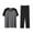 Black, variant on Men's Pajama Set Men's Pajama Set Sleepwear Dry Short Sleeve Shirts Long Pants Trousers Soft Comfy Sleep Sets Men Lounge Set Sleep Sets for Men Pyjamas Set for Men Mens Sleepwear