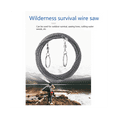 thumbnail image 6 of Mini Stainless Steel Wire Saw,Pocket Chainsaw,Portable Camping Saw Wire Saw,Wire Hand Saw Field Saw Wire 10M, 6 of 7