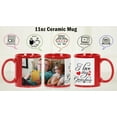 thumbnail image 3 of Printtoo PersonalizedPhotoCollage CoffeeMugI Love My Grandma Custom Picture Ceramic CupDishwasher & Microwave Safe- 11 Oz -Red, 3 of 6