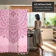 thumbnail image 5 of Oriental Furniture 6 ft. Tall Double Sided Pink Mandalas Canvas Room Divider, 5 of 7