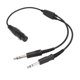 thumbnail image 5 of Adaptador De Auriculares XLR De 5 Pines A GA Dual, Plug And Play Flexible Adaptador De Auriculares De Aviación De Enchufe Dual XLR A GA De 5 Pines Macho A Hembra Resistente Para, 5 of 7
