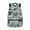 Cartoon Marine Life Pattern, variant on French Bulldog Paw Print Backpack School Bag School Backpack with Adjustable Shoulder Straps 17 Inch Large Capacity Book Bag