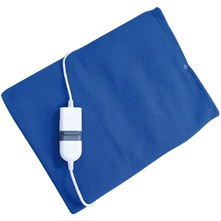 Evertone 30 Seconds Rapid Relief Heating Pad with Washable Fleece Cover, Blue, 10 Count