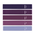thumbnail image 2 of Muka 5 Pcs Resistance Bands for Working Out, Exercise Stretch Loop for Physical Therapy with Instruction Manual & Carry Bag- Purple, 2 of 7